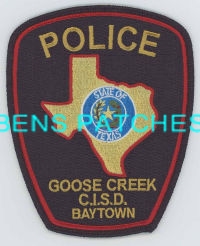TEXAS,GOOSE CREEK INDEPENDENT SCHOOL DISTRICT POLICE BAYTOWN 1